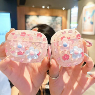 เคสหูฟัง ลายดอกไม้ 3D สําหรับ airpods pro gen 2 1 2 pro 3