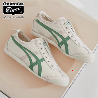 Onitsuka MEXICO 66 รองเท้าผ้าใบหนัง แบบสวม สําหรับผู้ชาย ผู้หญิง 1183B815-106