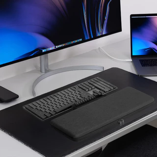 เคสคีย์บอร์ด Geekria เข้ากันได้กับคีย์บอร์ด MX Mechanical/MK955/G413 SE, Keychron K5 Max (สีเทาเข้ม)