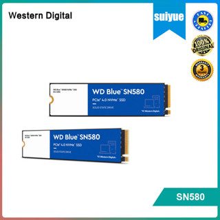 Wd_blue SN580 SSD ภายใน (M.2 2280 NVMe PCIe 4.0 ถึง R/W 4,150/4150 MB/s)