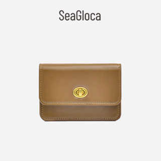 Seagloca ใหม่ กระเป๋าใส่บัตร น้ําหนักเบา สไตล์วินเทจ แฟชั่นสําหรับผู้หญิง No.1554