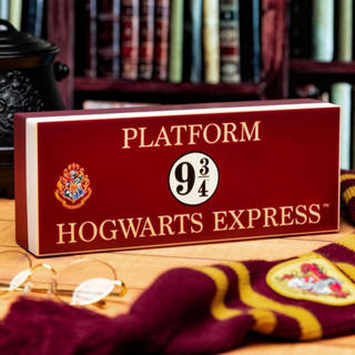 ไฟ LED 3D สําหรับ Harry Potter ไฟไอคอน Hogwarts 9 และ 3/4 แพลตฟอร์ม ไฟกลางคืน ไฟเกม ของขวัญตกแต่งห้อง