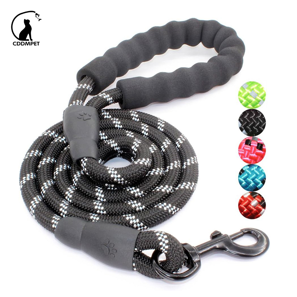 【CDDMPET】สายจูงสุนัข ขนาดเล็ก 150 ซม. พร้อมที่จับฟองน้ํานุ่ม สายจูงสะท้อนแสง แมว สัตว์เลี้ยง