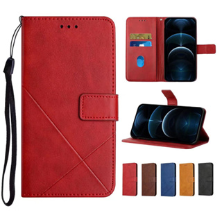 เคสโทรศัพท์หนัง PU ฝาพับ พร้อมช่องใส่บัตรเครดิต สําหรับ Xiaomi Mi 10 11 10T 11T 12 12T Pro Lite