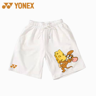 Yonex ใหม่ กางเกงขาสั้นลําลอง ระบายอากาศ แห้งเร็ว สีดํา เหมาะกับการวิ่ง เล่นแบดมินตัน เทนนิส เทนนิส สําหรับผู้ชาย และผู้หญิง 2023