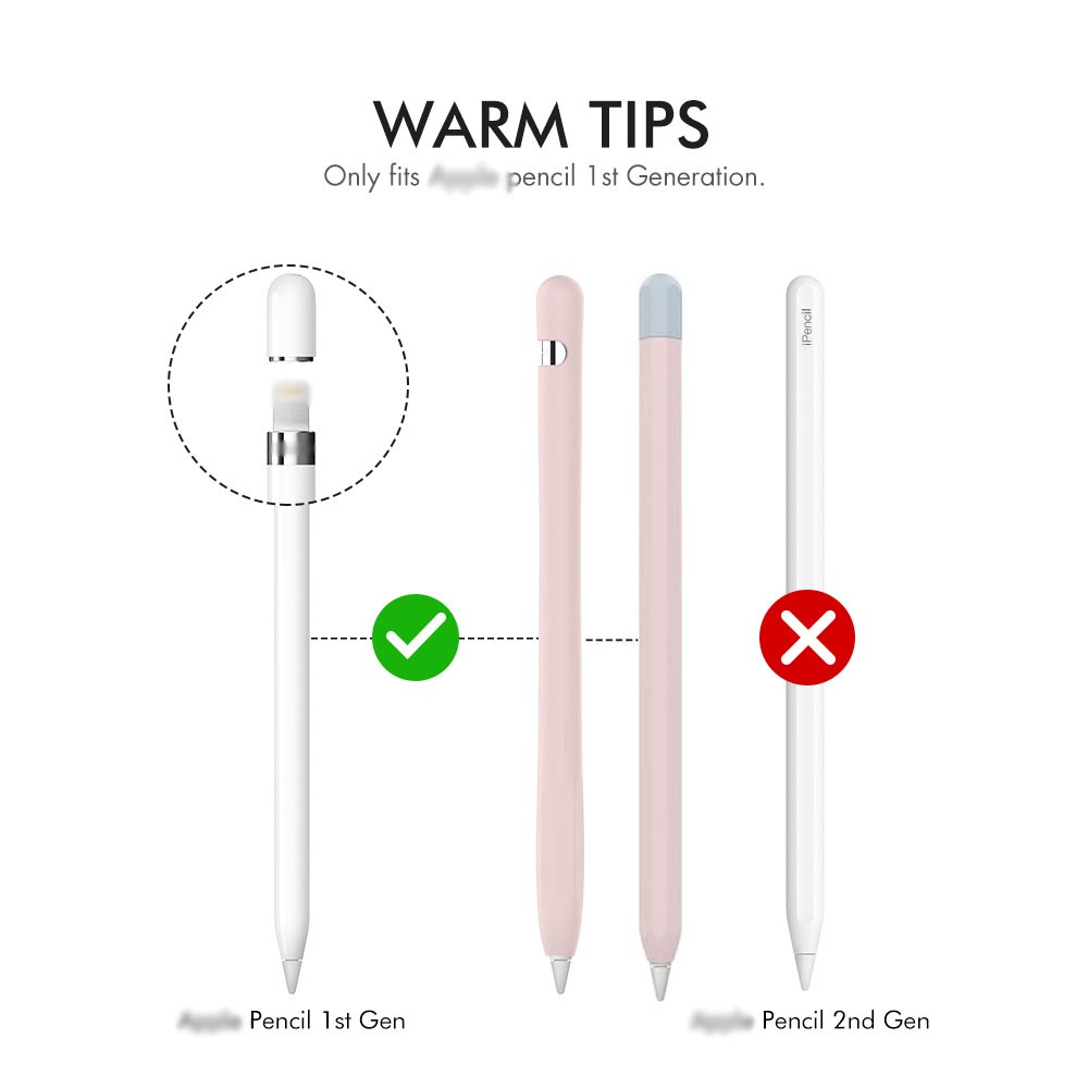 เคสซิลิโคน กันลื่น สําหรับ Apple Pencil 1st Generation ราคา ถูกที่สุด ดีลบีเคเค แกลเลอรีภาพที่ 2