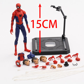 Spiderman Into The Spider-Verse SV Spiderman Peter B. ขนาด 6 นิ้ว ฟิกเกอร์ Parker Action Figure No Box