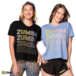 มาใหม่ เสื้อยืด เสื้อสเก็ต Zumba สําหรับผู้หญิง 0420