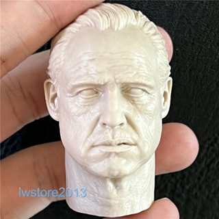 โมเดลฟิกเกอร์ 1:6 Godfather Marlon Brando Head Sculpt แกะสลัก ขนาด 12 นิ้ว สําหรับผู้ชาย