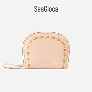 Seagloca ใหม่ กระเป๋าใส่เหรียญ มีซิป ลายการ์ตูนน่ารัก หลายช่อง สําหรับผู้หญิง No.1499