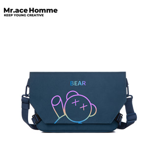 Mr. ace Homme Glow Bear Bag กระเป๋าสะพายไหล่ลําลอง ขนาดเล็ก สําหรับสตรี Shouldbag