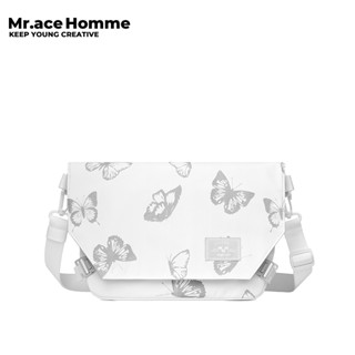 Mr. ace Homme Bag กระเป๋าสะพายไหล่ กระเป๋าเกี๊ยว สะท้อนแสง ความจุขนาดใหญ่ สําหรับผู้หญิง Shouldbag