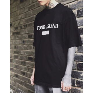 Stone ISLAND เสื้อยืดคอกลม แขนสั้น ผ้าฝ้าย พิมพ์ลาย สําหรับผู้ชาย และผู้หญิง