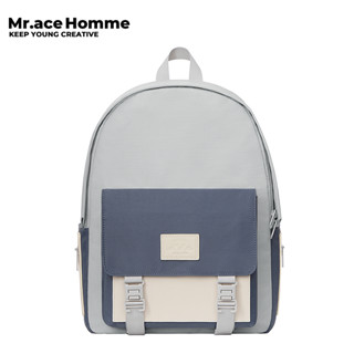 Mr.ace Homme Ash blue series Backpack กระเป๋าเป้สะพายหลัง ขนาดเล็ก สไตล์ญี่ปุ่น สําหรับผู้หญิง นักเรียน Laptop Bag