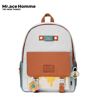 Mr. ace Homme Bee Series Backpack กระเป๋าเป้สะพายหลัง กระเป๋านักเรียน ความจุขนาดใหญ่ เหมาะกับใส่คอมพิวเตอร์ สําหรับผู้หญิง