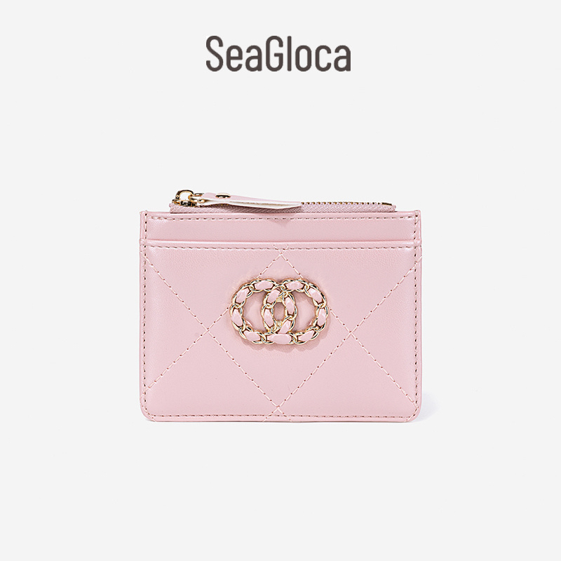 Seagloca กระเป๋าใส่เหรียญ หนัง PU สีแคนดี้ สําหรับผู้หญิง No.2322