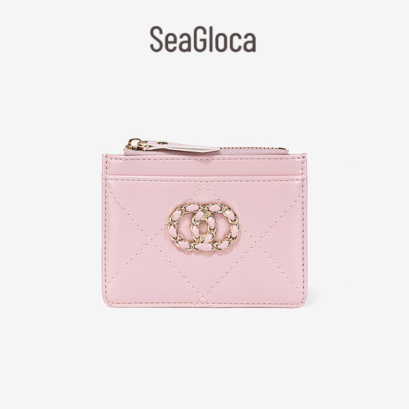 Seagloca กระเป๋าใส่เหรียญ หนัง PU สีแคนดี้ สําหรับผู้หญิง No.2322