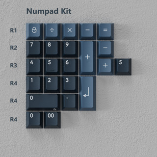 Kbdfans PBTFANS SPARK R2 ชุดและแผ่นรองโต๊ะ สําหรับเด็ก