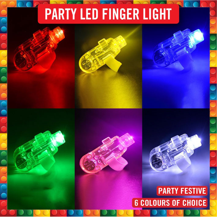 Party Led Finger Light / Finger Light Glow in the Dark Party / Party Festive