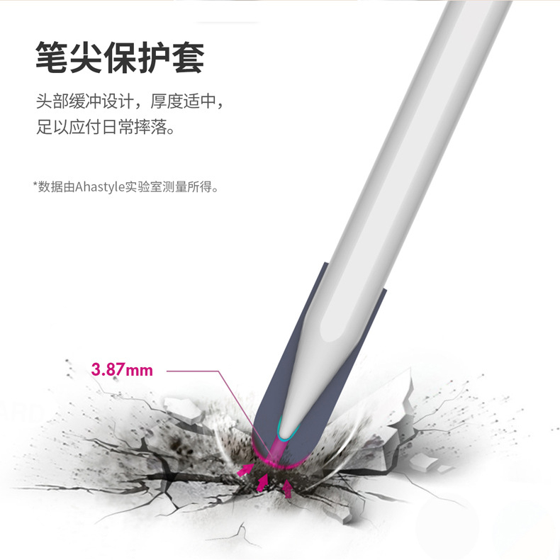 เคสปากกาสไตลัส ซิลิโคน สําหรับ Apple Pencil2.0 Huawei iPad
