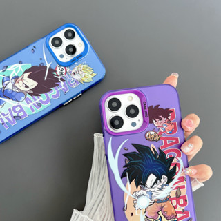 ดราก้อนบอล IMD เคสโทรศัพท์สีเงินสองสี สำหรับ เคสไอโฟน13 12 13 PRO MAX 14 14 PRO MAX 15 เคสมือถือ เคสไอโฟน14 PRO 12 PRO 15 PRO MAX 13 PRO 15 plus เคสโทรศัพท์ป้องกันการตกหนา iPhone 14 PLUS 11 15 PRO 12 PRO MAX เคสซิลิโคน เคสโทรศัพท์มือถือ