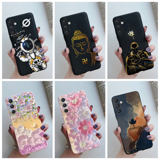 เคสโทรศัพท์ซิลิโคน TPU แบบนิ่ม ลายดอกไม้อวกาศ สําหรับ Samsung Galaxy M34 5G M34 M 34 2023