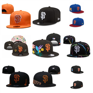 MLB San Francisco Giants หมวกเสื้อกีฬากลางแจ้งแบบปรับได้