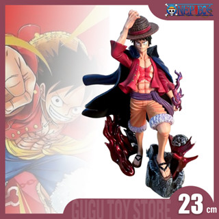 โมเดลฟิกเกอร์ Pvc รูปปั้นอนิเมะลูฟี่ One Piece 23 ซม. ของเล่นสะสม ของขวัญ พร้อมกล่องของขวัญ