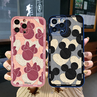 เคสป้องกันโทรศัพท์มือถือ ขอบสี่เหลี่ยม ลายมิกกี้ มินนี่เมาส์ สําหรับ VIVO Y02 Y02A Y16 Y36 Y35 Y30 5G Y55 Y75 Y11 Y12i Y22S Y22 4G