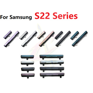 ปุ่มสวิตช์นอก ปุ่มเปิดปิด ปุ่มเปิดเสียง สําหรับ Samsung Galaxy S22 Plus Ultra S22+ S901B S906B S908B 5G