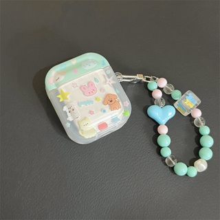 เคสหูฟังบลูทูธไร้สาย ลายสัตว์ สําหรับ Apple Air Pods รุ่น 1 2 3 Pro