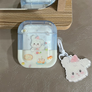 เคสหูฟังบลูทูธไร้สาย ลายหมี สําหรับ Apple Air Pods รุ่น 1 2 3 Pro