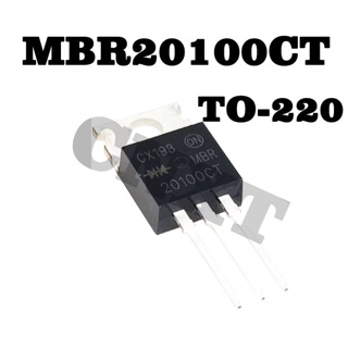 5 ชิ้น/ล็อต MBR20100CT MBR20100 TO-220 Schottky Diode 20100CT