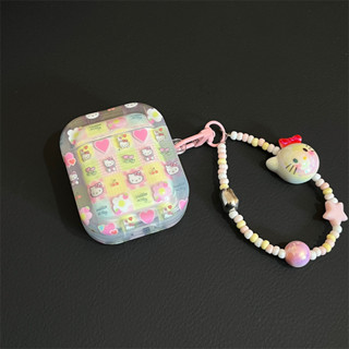 เคสหูฟังบลูทูธไร้สาย ลายสก๊อต ลายลูกแมว สําหรับ Apple Air Pods รุ่น 1 2 3 Pro