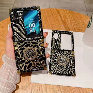 เคสโทรศัพท์ซิลิโคน TPU แบบนิ่ม ลายเสือดาว พร้อมแหวนขาตั้ง สําหรับ OPPO Find N2 Reno2 A9 A5 2020 Reno 2 2F 10x Zoom F11 pro Reno 10 pro c53