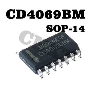 10 ชิ้น/ล็อ CD4069 CD4069BM CD4069UBM ตต้นฉบับใหม่ หก SOP-14 ที่ไม่ใช่ประตูย้อนกลับ