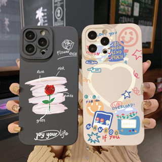 เคสโทรศัพท์มือถือ ขอบสี่เหลี่ยม ลายดอกกุหลาบ สําหรับ Infinix Hot 12i 10S 11 10 Play 11S 10i Smart 6 HD X6511 X657B X6512 Note 12 G96