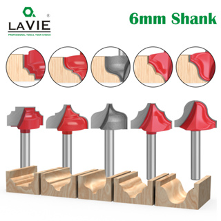 Lavie ดอกสว่านเราเตอร์ทังสเตนคาร์ไบด์ CNC 6 มม. สําหรับงานไม้ 3D MC06004 1 ชิ้น