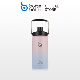 BOTTLE BOTTLE กระบอกน้ํา 2 ลิตร ขวดน้ําเก็บความเย็น กระติกน้ําเก็อุณหภูมิ ขวดน้ําสแตนเลสแบบพกพา ใช้สําหรับการออกกํลังกายกีฬากลางแจ้ง