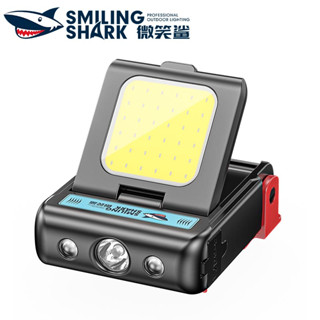 SmilingShark TD0148 ไฟคาดหัว LED ไฟหน้าขนาดเล็กแบบคลิปหมวกขนาดเล็กไฟหน้า COB ไฟคลิปตกปลาไฟจักรยาน Type-C แบบชาร์จไฟได้ 4 โหมดกันน้ำสำหรับตกปลาหมวกปีนเขาวิ่งกลางคืน