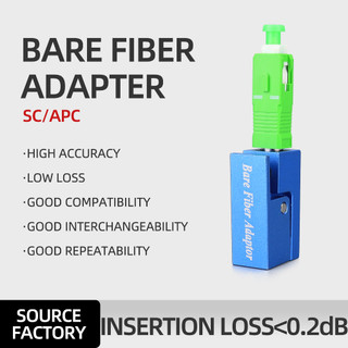 FTTH SC APC อะแดปเตอร์สายไฟเบอร์ออปติกสี่เหลี่ยมอะแดปเตอร์ไฟเบอร์ที่ไม่เคลือบผิวหน้าแปลน LC FC SC UPC อะแดปเตอร์ไฟเบอร์เปลือย