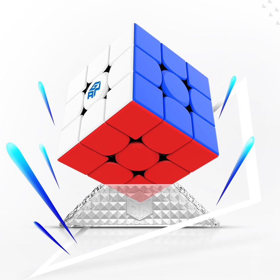 GAN CUBE ขาตั้งโปร่งใสสามเหลี่ยม 2x2 3x3 4x4 GAN Speed Cube ขาตั้งจอแสดงผลฐานยึด