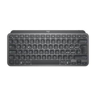 Logitech MX Keys คีย์บอร์ดบลูทูธไร้สาย ขนาดเล็ก แบบพกพา เรียบง่าย (สีดํากราไฟท์)