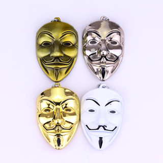 พวงกุญแจโลหะ รูปภาพยนตร์ V for Vendetta Mask สําหรับเป็นของขวัญ