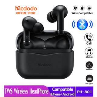 Mcdodo (True Noise-Cancelling) TWS หูฟังไร้สาย บลูทูธ 5.1 HP-801