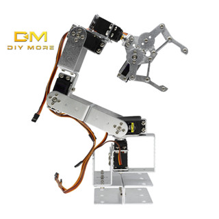 Diymore Arduino หุ่นยนต์ 6 DOF ชุดกริปเปอร์อลูมิเนียม ชุดติด…