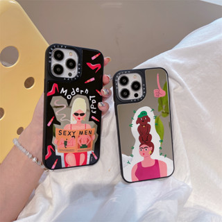 [Case Tify] เคสโทรศัพท์มือถือ PC แข็ง กันกระแทก ลายเด็กผู้หญิง สไตล์โมเดิร์น สําหรับ iPhone 14 Pro Max 13 12 Pro Max X XR XS Max 11 14 Plus