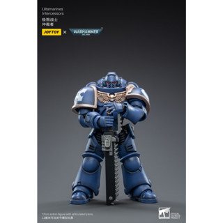 ของเล่นฟิกเกอร์ JoyToy Ultramarines Assault Intercessors ขนาด 4 นิ้ว 1/18