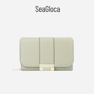 Seagloca ใหม่ กระเป๋าสตางค์แฟชั่น อเนกประสงค์ ใบสั้น ใส่บัตรได้หลายหลัก สําหรับผู้หญิง No.1508