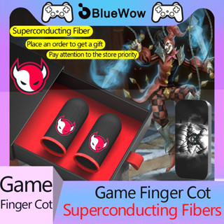 Bluewow 【ตัวตลกดาบพิฆาตอสูร】ถุงมือเล่นเกม สวมนิ้วหัวแม่มือ (2 ชิ้น) ป้องกันเหงื่อ PUBG COD Call of duty Mobile legends